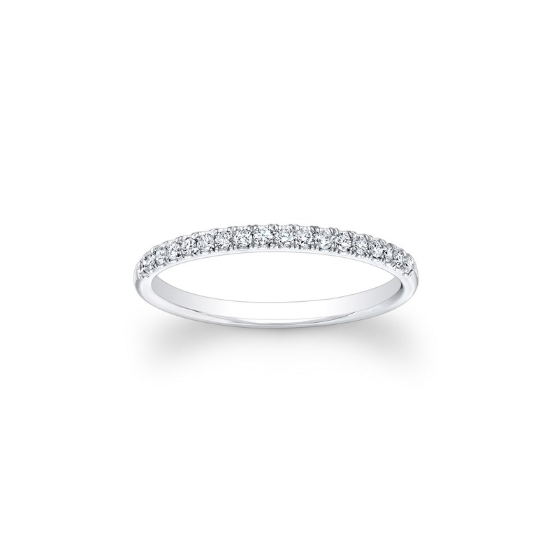 14 Karat White Gold And Diamond Band 1 10 Ct Dwb18093