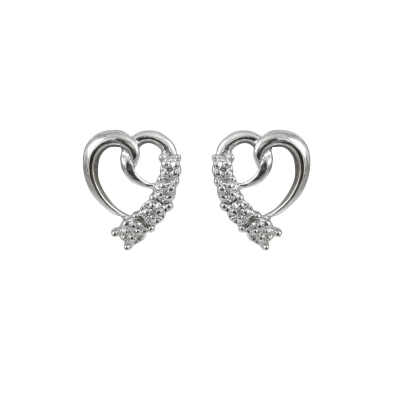 These Beautiful Diamond Sapphire And White Gold Earrings Are An