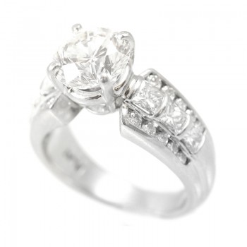 Vintage Platinum Diamond Ring