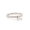 14 karat white gold diamond semi mount engagement ring