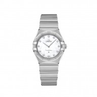 Omega Constellation Quartz Mother of Pearl Diamond Watch