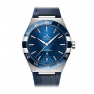 Omega Constellation Blue Date Dial Watch
