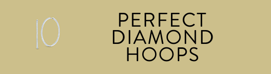 Perfect Diamond Hoops