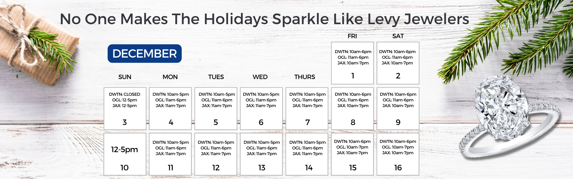2023 Holiday Hours