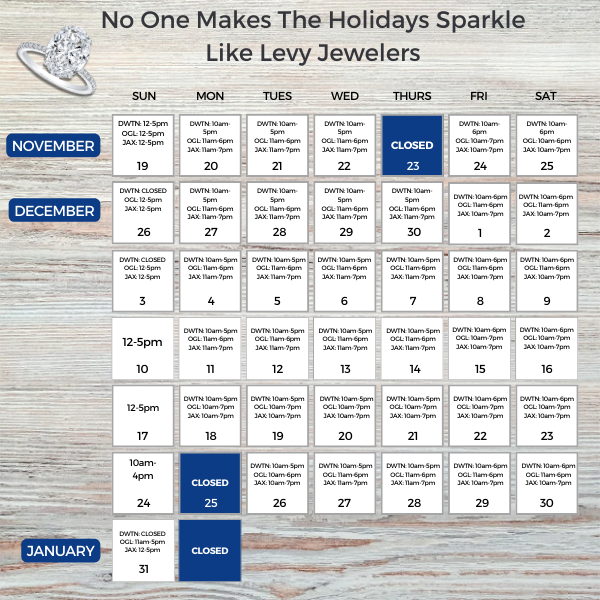 2023 Holiday Hours