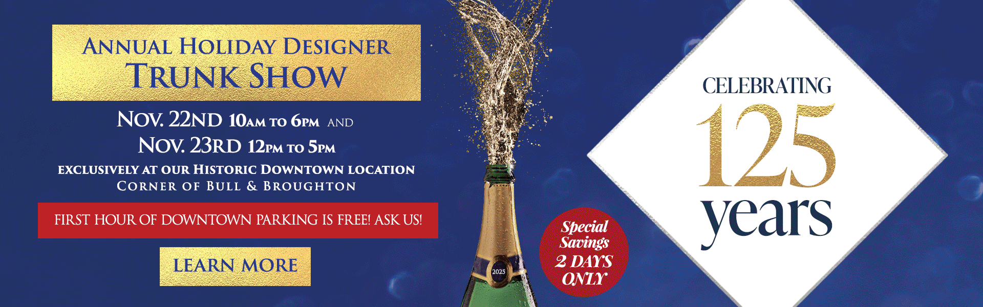 1125 Champagne & Shopping