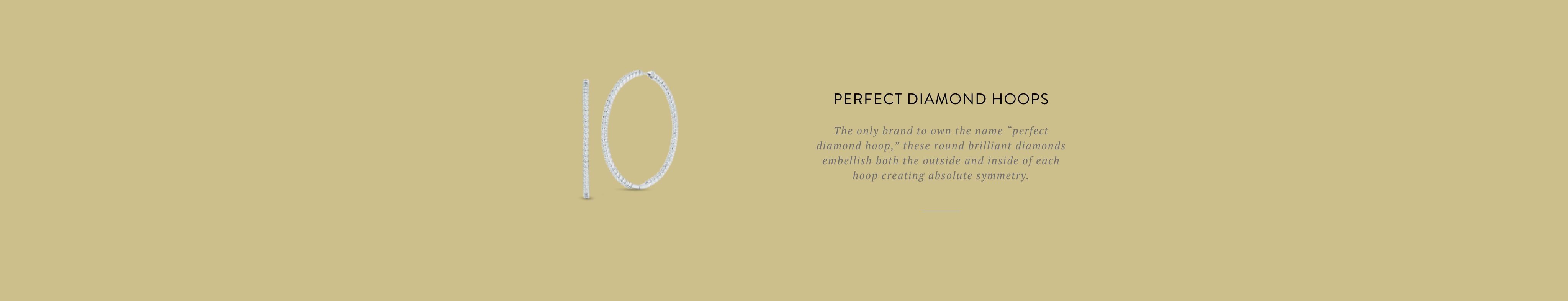 Perfect Diamond Hoops