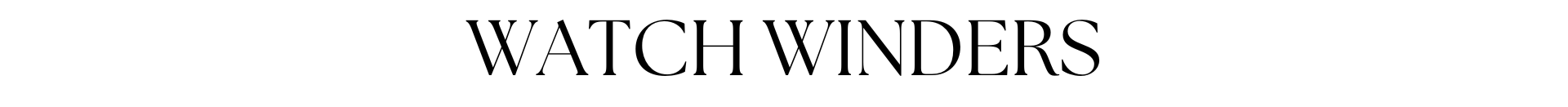 Watch Winders