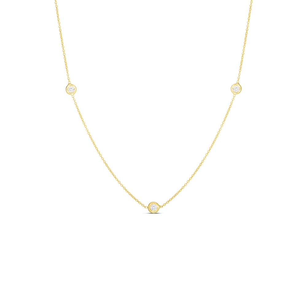 Roberto Coin Diamond Station Necklace