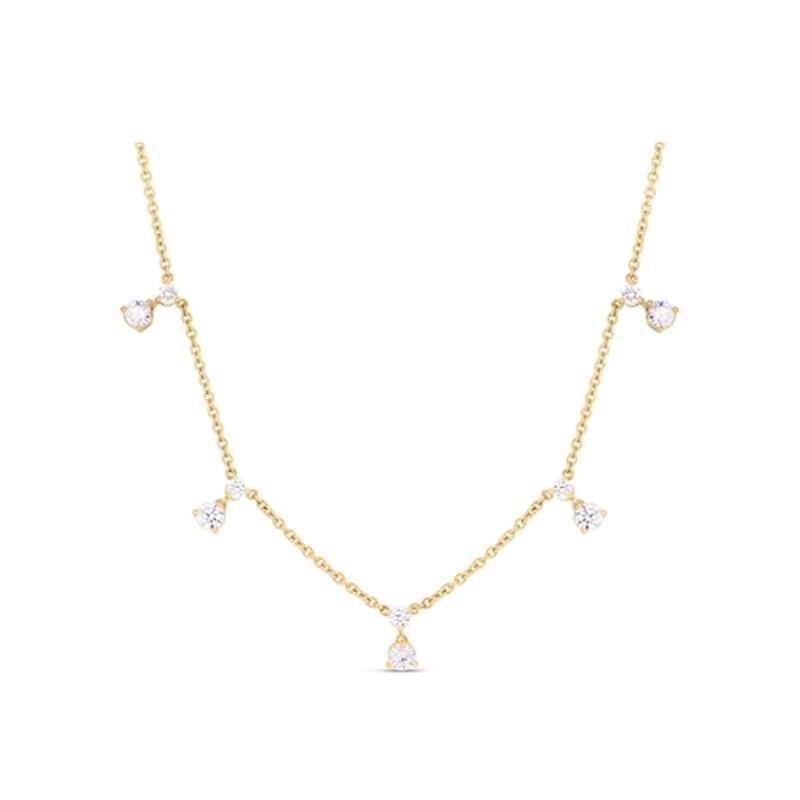 Roberto Coin Diamond Station Necklace