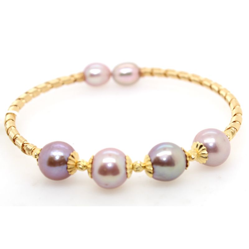 Multi Color Pink Freshwter Pearl Bracelet