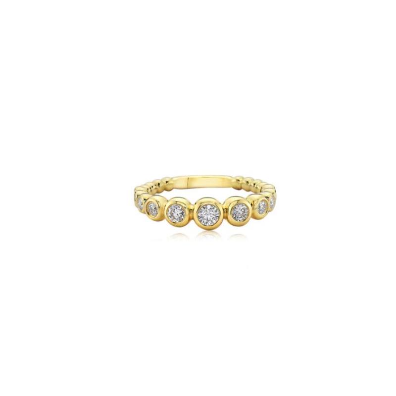 Charles Krypell Single Row Diamond Bubble Ring Charles Krypell Single Row Diamond Bubble Ring