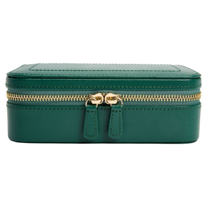 Wolf Sophia Forest Green Travel Zip Case