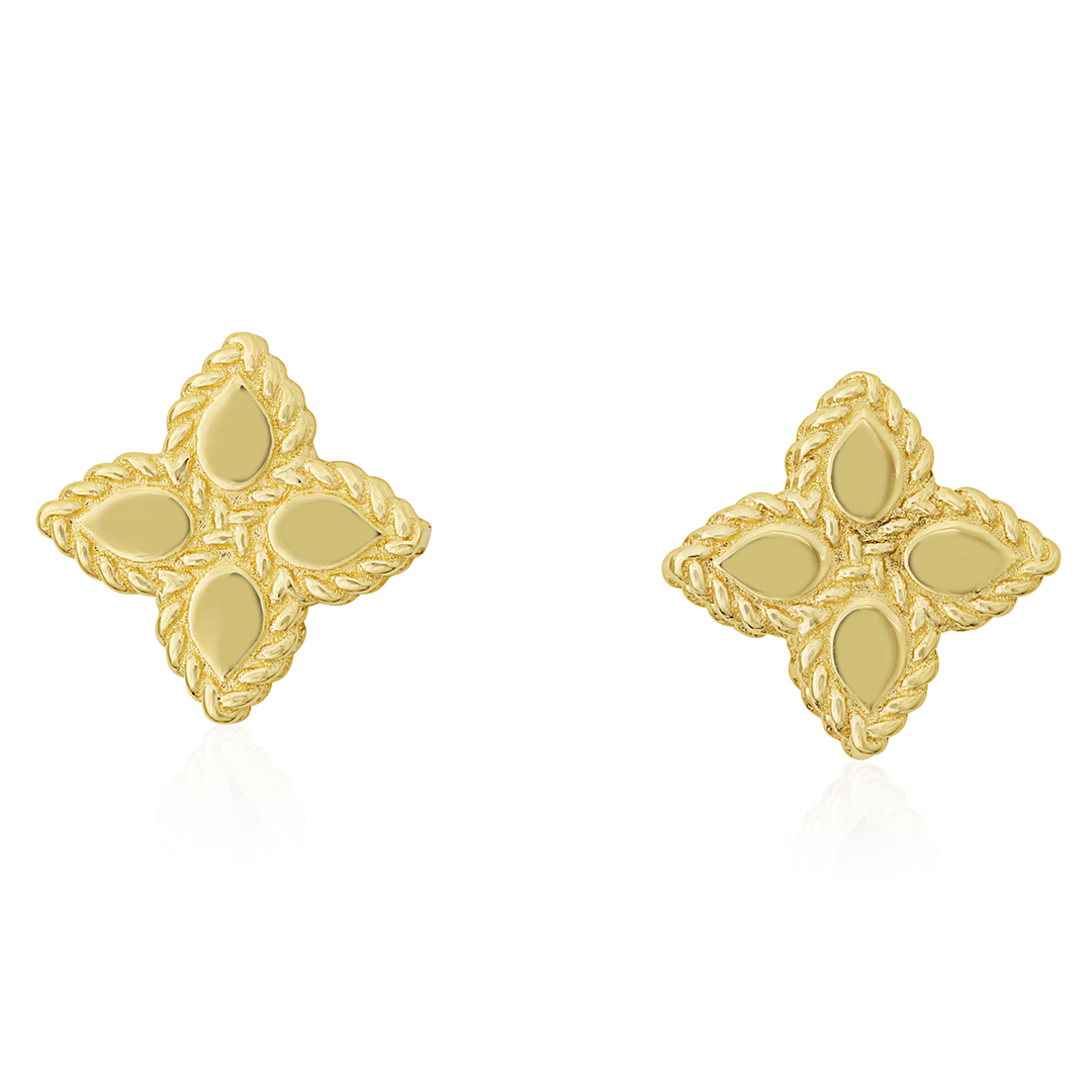 Roberto Coin Flower Stud Earrings