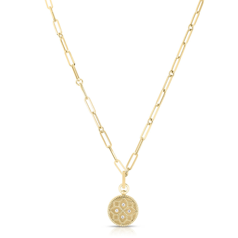 Robert Coin Venetian Princess Small Diamond Medallion