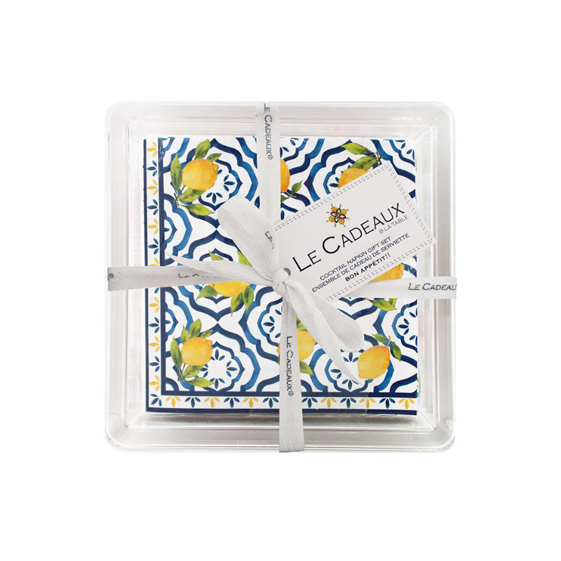 Palermo Acrylic Holder with Cocktail Napkins