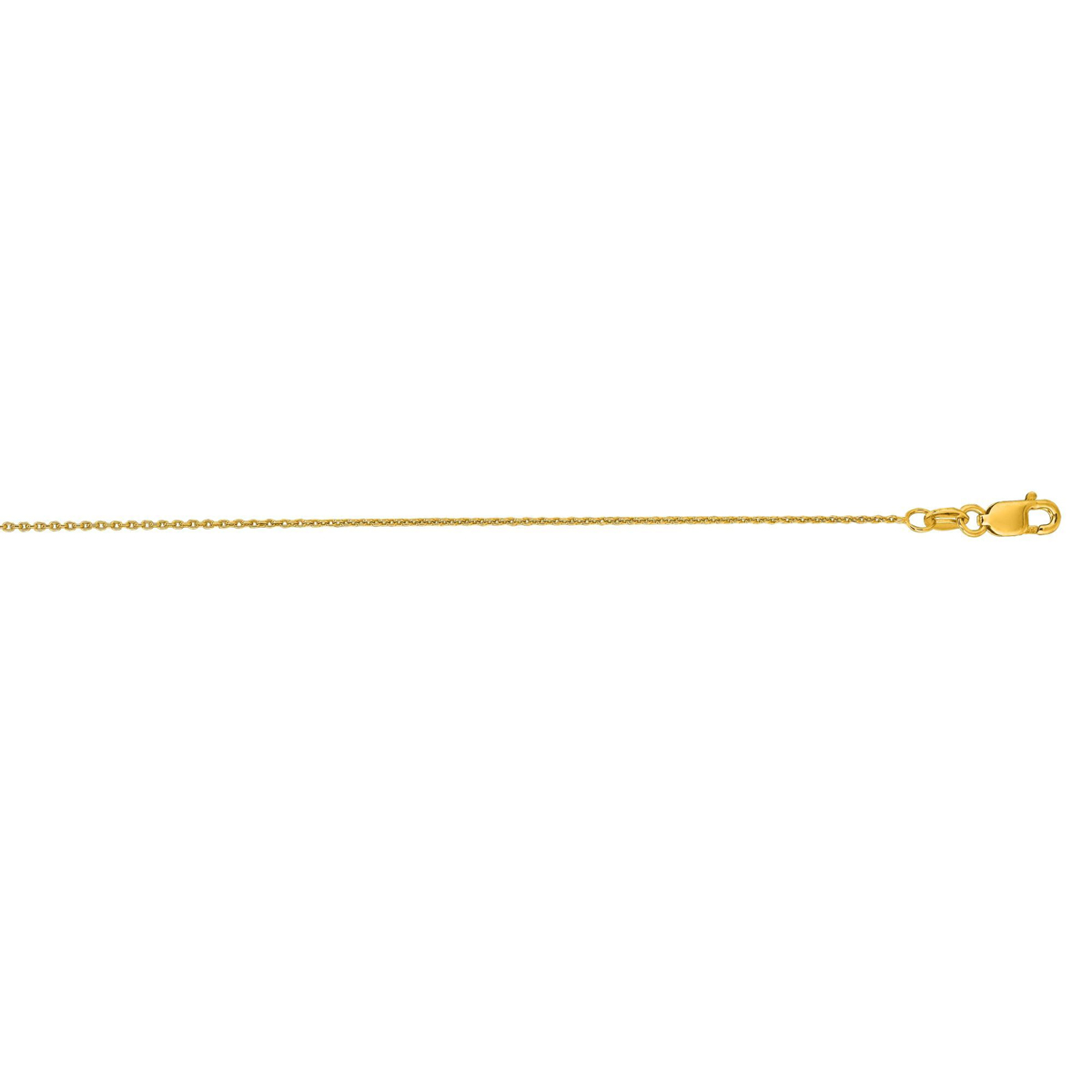 Royal Chain 14 Karat Yellow Gold .7mm Forsantina Chain