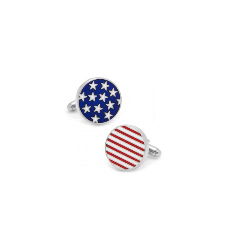 Cuba Flag Antique Bronze Cufflinks 