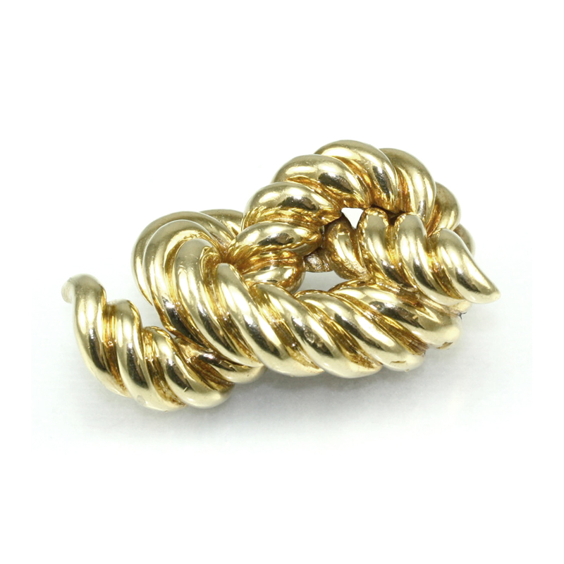 Estate 18 Karat Yellow Gold Tiffany Knot Pin