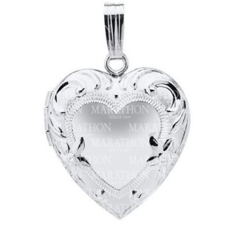 Sterling Silver Heart Shaped Locket