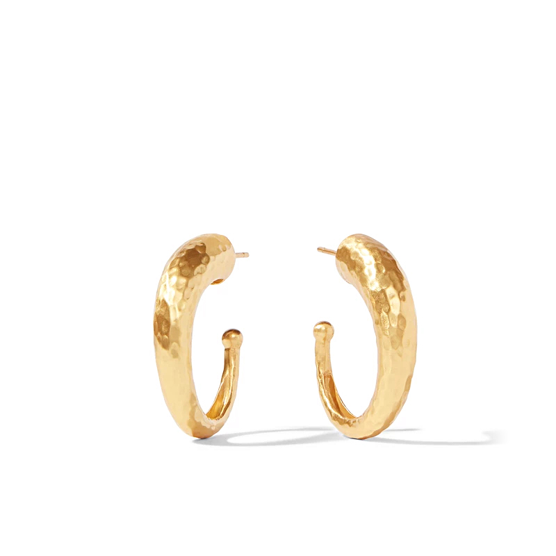 Julie Vos 24 Karat Gold Plated Soho Hoop Earrings