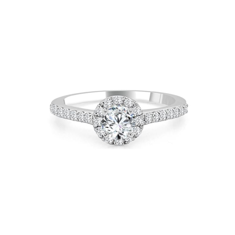 Paramount Gems 14 Karat White Gold Diamond Fashion Ring