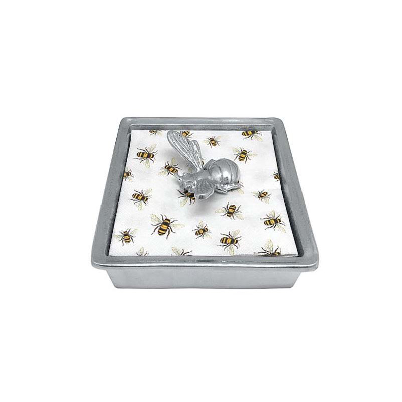 Mariposa Honeybee Signature Napikin Box With Bee Weight