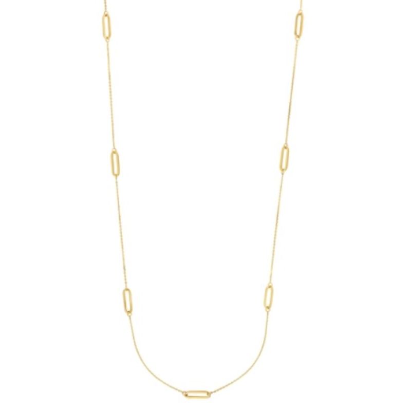 Long Gold Chain Necklace