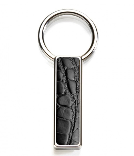 M-Clip Black Alligator Key Ring