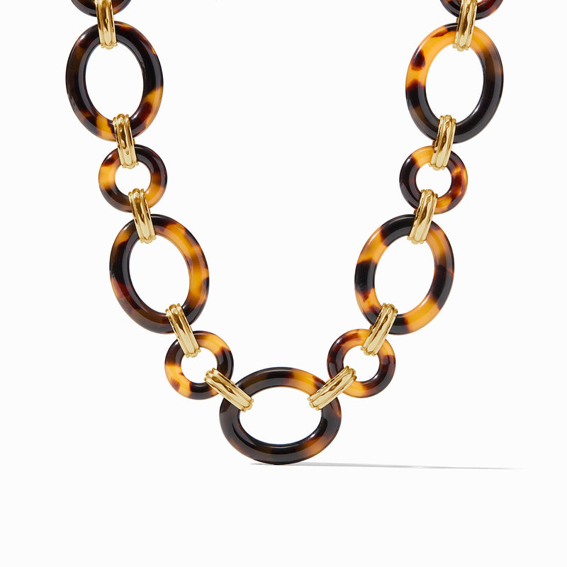 Julie Vos Madison Link Tortoiseshell Necklace