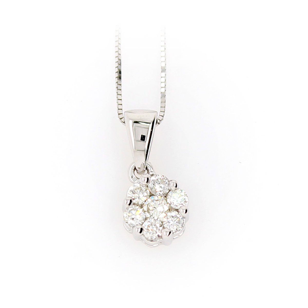 Shefi Diamonds 10 Karat White Gold 