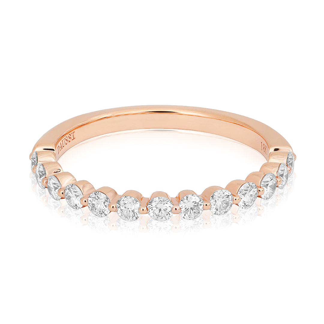 Henri Daussi Diamond Wedding Band