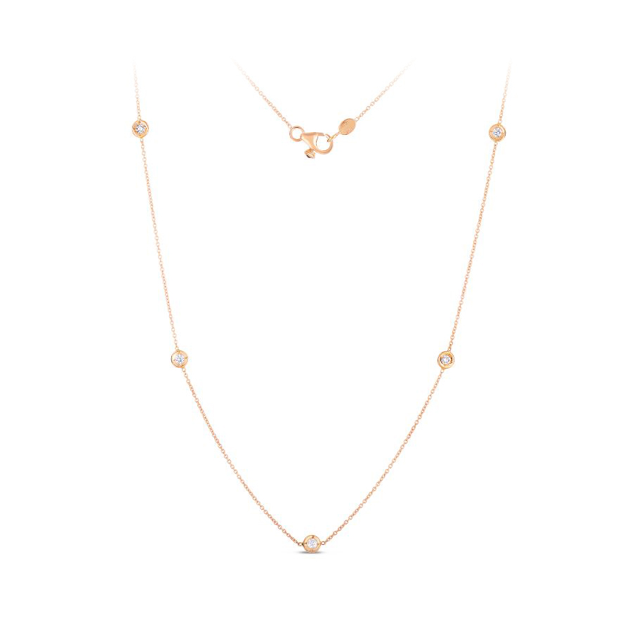 Roberto Coin 18 Karat Rose Gold Five 