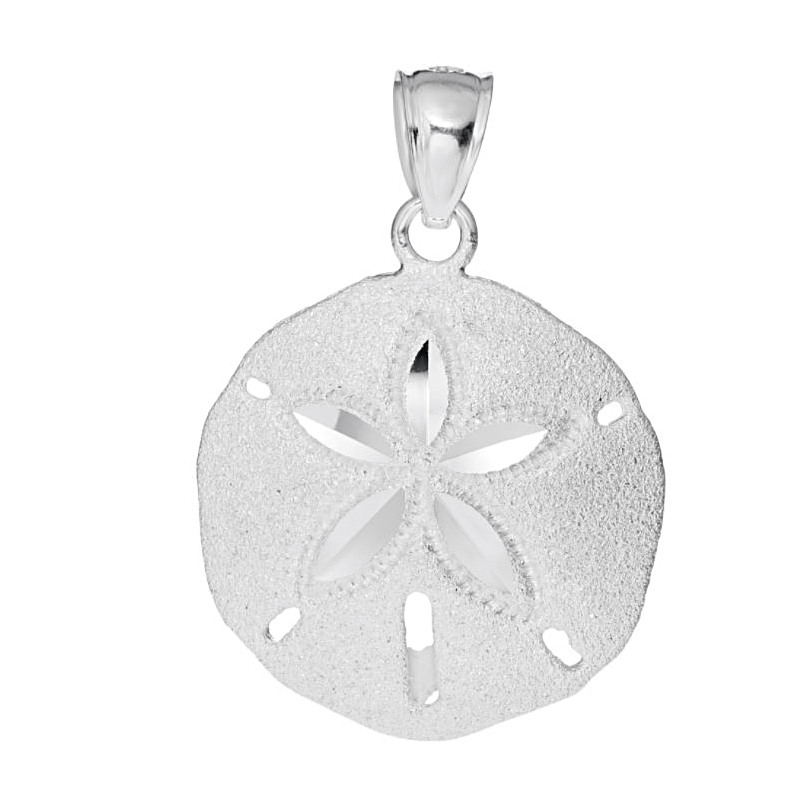 Sterling Silver Sand Dollar Pendant necklace