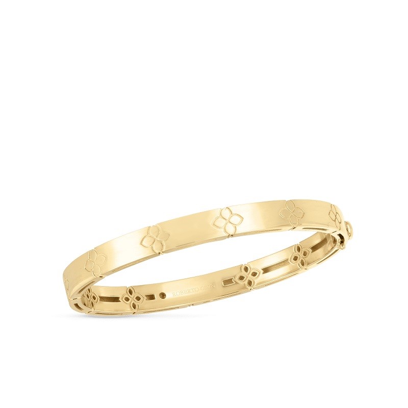 Roberto Coin18 Karat Yellow Gold Bangle Bracelet From The "Love In Verona" Collection