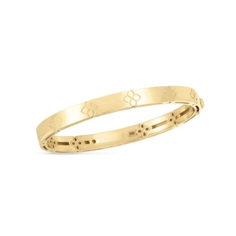 Roberto Coin18 Karat Yellow Gold Bangle Bracelet From The 