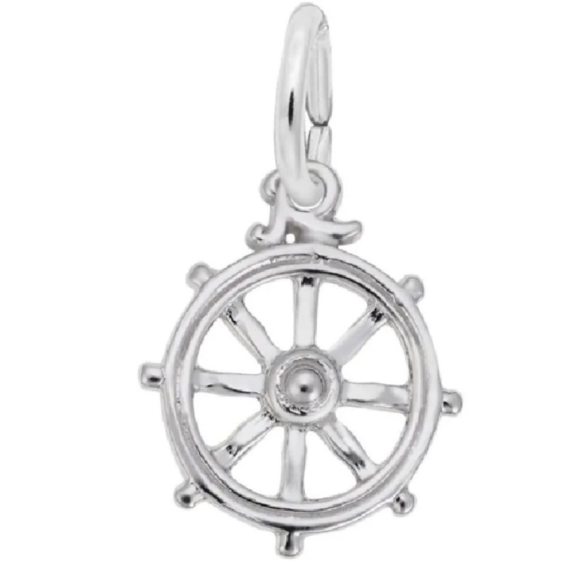 Ships Wheel Charm