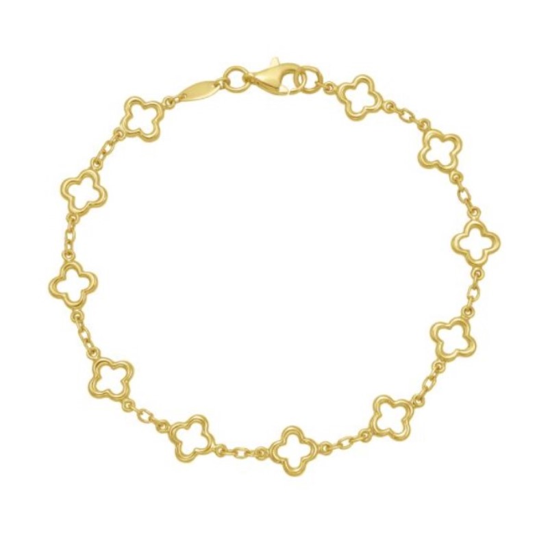 7mm Clover Link Bracelet